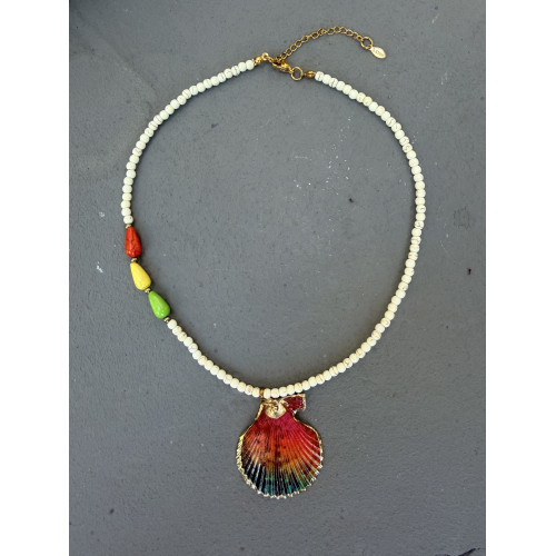 Κολιέ ¨Rainbow Shell¨