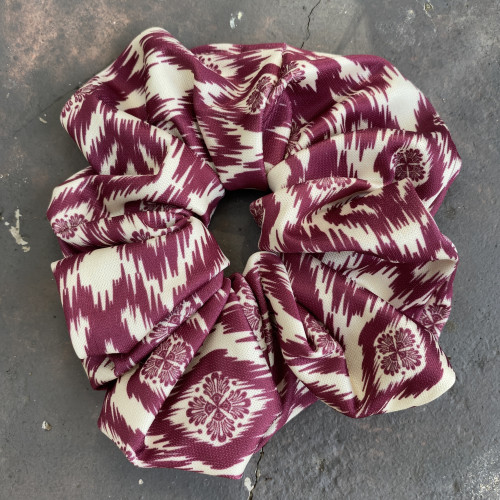 Burgundy Ikat