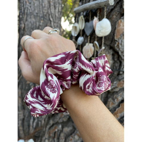 Burgundy Ikat