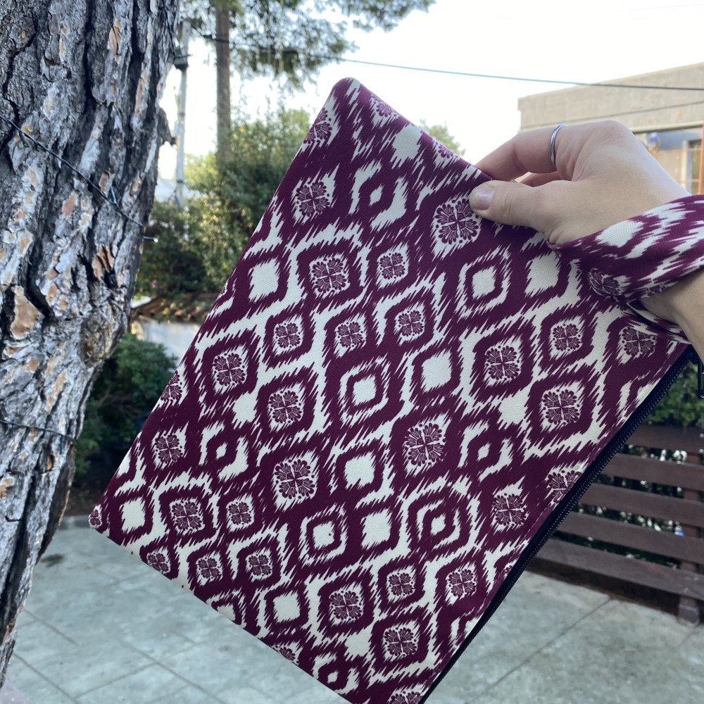Ikat Bordeaux Set Ikat Bordeaux Set
