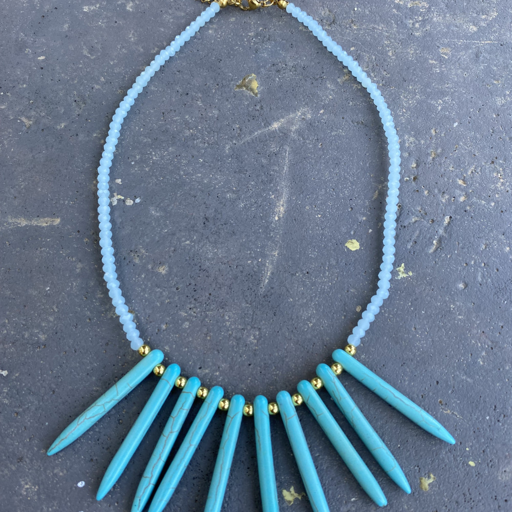 Κολιέ "Celestial Turquoise" Κολιέ "Celestial Turquoise"