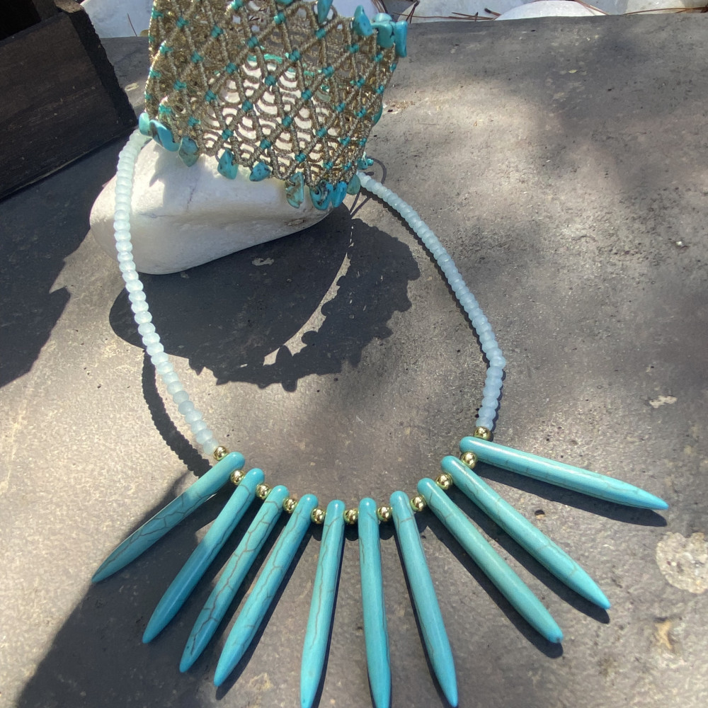 Κολιέ "Celestial Turquoise" Κολιέ "Celestial Turquoise"