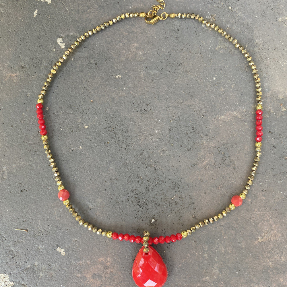 Κολιέ "Ruby Fire" Κολιέ "Ruby Fire"