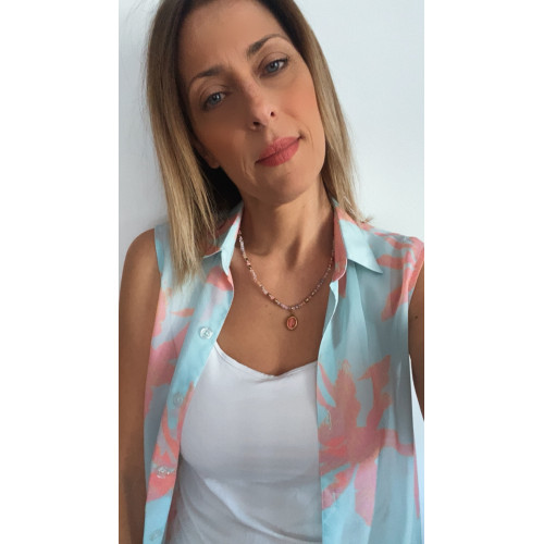 Κολιέ “Rose Glow”