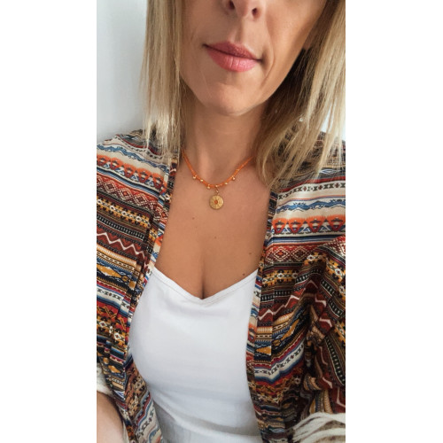 Κολιέ “Sunset Ember”