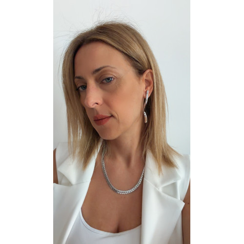 Σκουλαρίκια “Aria Silver”