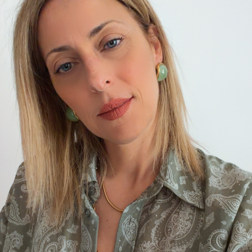 σκουλαρίκια πράσινη πέτρα χρυσό καρφωτά