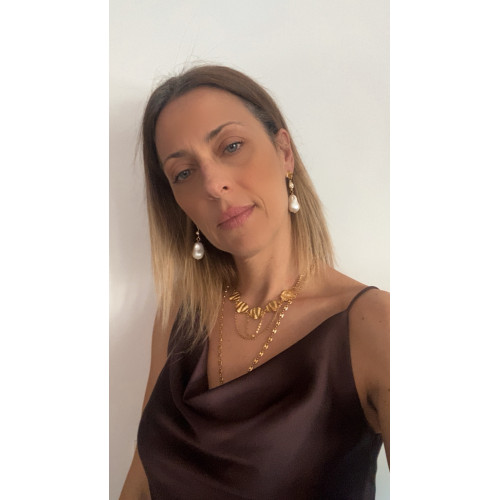 Σκουλαρίκια “Pearl Drop Glow”