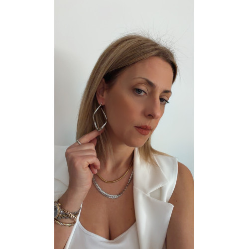 Σκουλαρίκια “Fluid Shape”