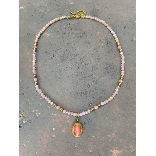 Κολιέ “Rose Glow”