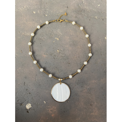 Κολιέ “Golden Shell Glow”