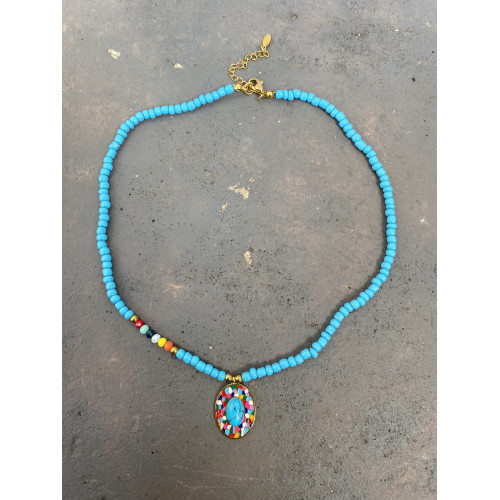 Κολιέ "Blue Oasis"