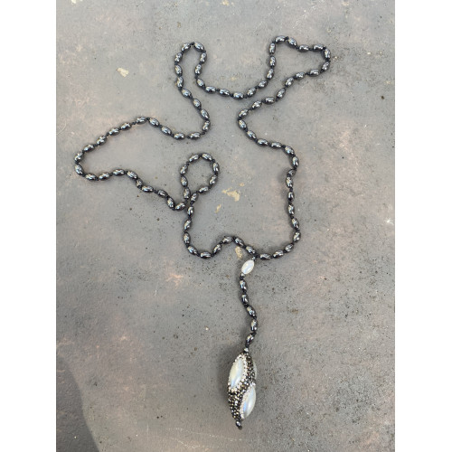 Κολιέ "Midnight Pearl"