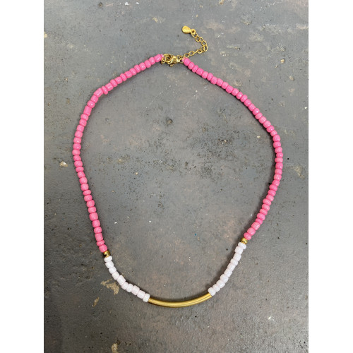 Κολιέ "Pink Summer Bay"