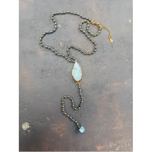 Κολιέ “Turquoise Aura”