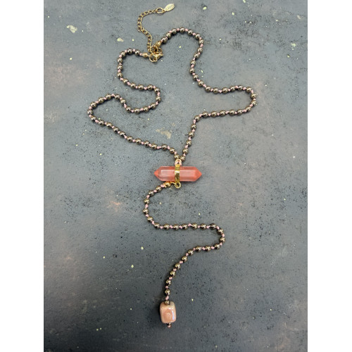 Κολιέ “Blush Sodalite”