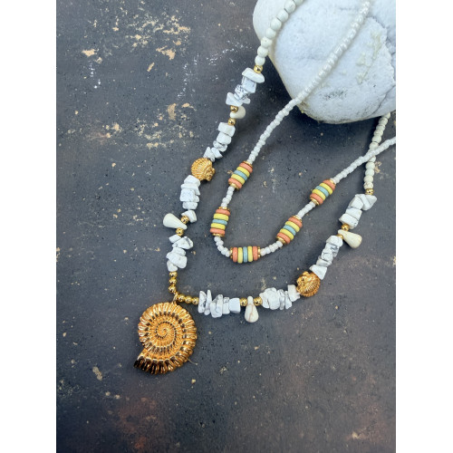 Κολιέ “Golden Shell”