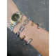 ατσάλινο βραχιόλι cuff ασημί ή χρυσό minimal ανοιχτό σχέδιο ατσάλινο βραχιόλι cuff ασημί ή χρυσό minimal ανοιχτό σχέδιο