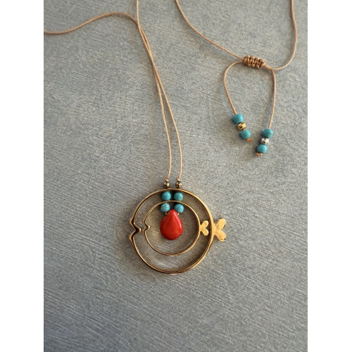 Κολιέ “Coral Fish”