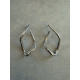 Σκουλαρίκια Ατσάλινα Κυματιστά Ασημί σκουλαρίκια ατσάλινα κυματιστά ασημί