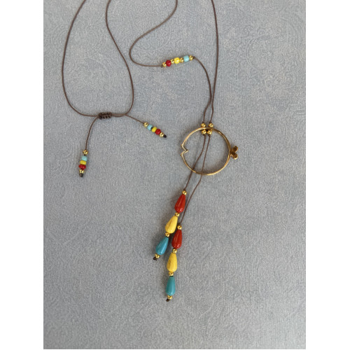 Κολιέ “Color Drop Fish”