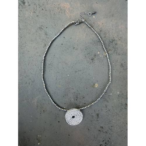 Κολιέ “Silver Orbit”