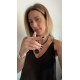 Sabine Necklace – Κολιέ με μαύρες πέρλες και μακριά αλυσίδα Sabine Necklace μαύρο κολιέ με γυάλινες πέρλες και κρεμαστό στοιχείο