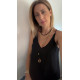 Orlena Necklace – Μακρύ κολιέ με ατσάλινο κρεμαστό Orlena μακρύ γυναικείο κολιέ 80 εκ. με ατσάλινο γεωμετρικό κρεμαστό