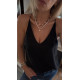 Alba Necklace – Κολιέ με γυάλινες πέρλες και οπάλιο Alba Necklace κολιέ με λευκές γυάλινες πέρλες και οπάλιο