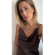 Elodie Necklace κολιέ με αχάτη και γυάλινη καρδιά