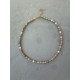 Mira Necklace κολιέ με χαολίτες και κρυσταλλάκια σε γήινες αποχρώσεις