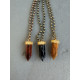 Naya Necklace – Κολιέ με ημιπολύτιμη πέτρα αχάτη Naya Necklace μακρύ κολιέ με αχάτη και χρυσούς αιματίτες