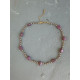 Dalia Necklace – Κολιέ με μωβ χαολίτη και αιματίτη Dalia Necklace μωβ κολιέ με χαολίτη και χρυσούς αιματίτες