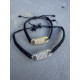 Veda Bracelet ατσάλινο βραχιόλι με ζιργκόν σε χρυσό και ασημί