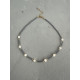 Nerina Necklace κολιέ με αιματίτες και μαργαριτάρια γλυκού νερού