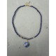Lapis Aura κολιέ με μπλε λάπις και αιματίτες – Dandelions Lapis Aura μπλε κολιέ με ημιπολύτιμες πέτρες λάπις, χρυσούς αιματίτες και στρογγυλό κρεμαστό με ζιργκόν