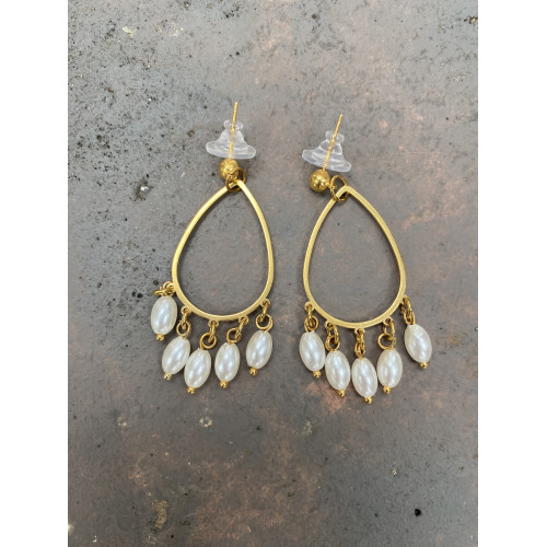 Σκουλαρίκια “Pearl Drop Grace”