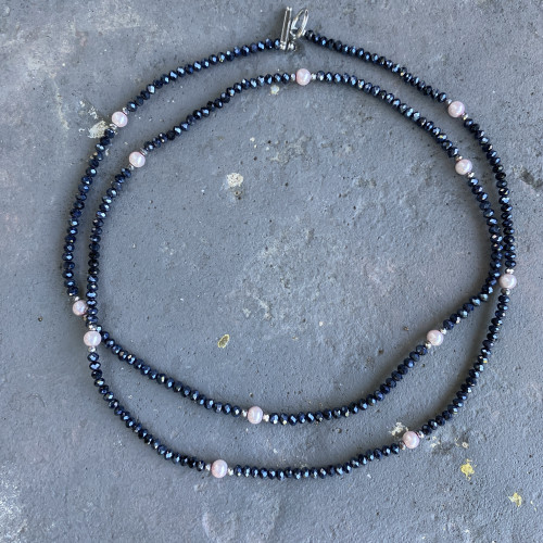 Κολιέ "Midnight Blush"