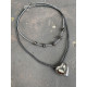 Κολιέ "Silver Sparkle Love" Κολιέ "Silver Sparkle Love"