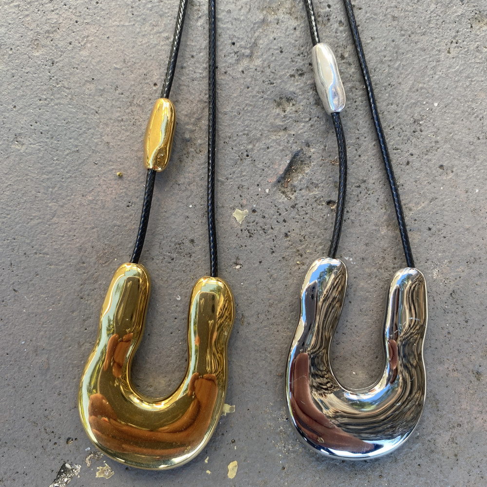 κολιέ lucky horseshoe με πέταλο ατσάλινη αλυσίδα