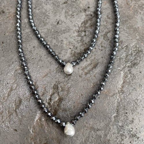 Κολιέ "Silver Drop"