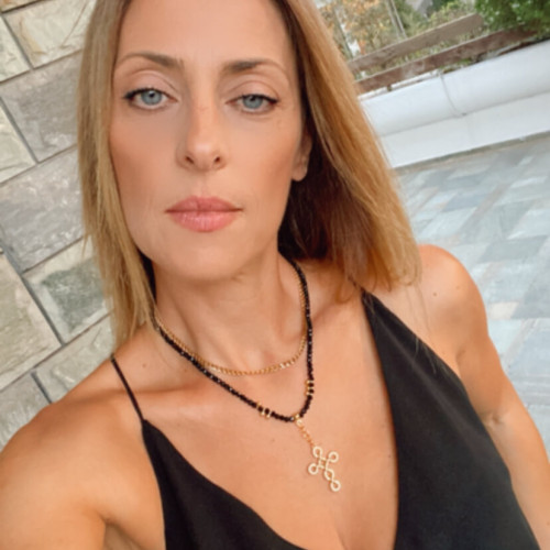 Κολιέ "Gold Cross"