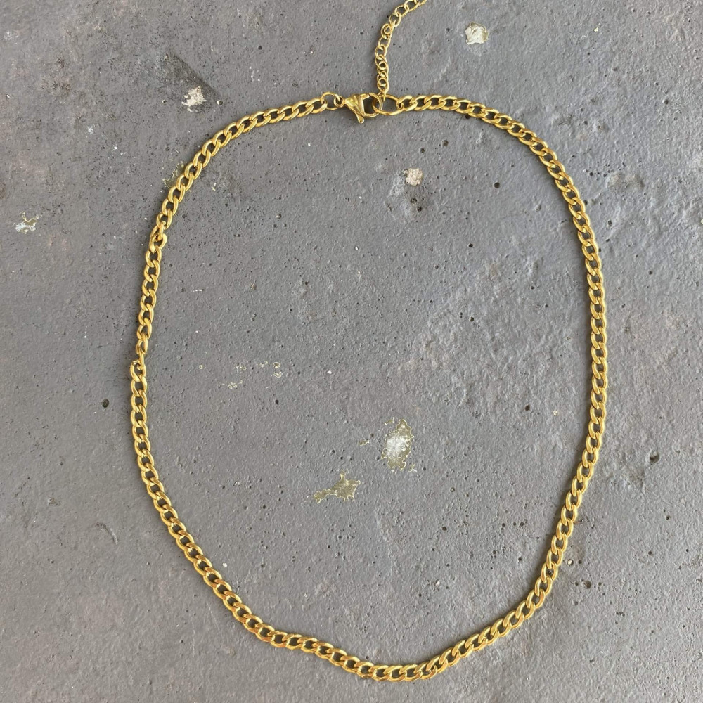 "Gold Fit All"-κολιέ αλυσίδα unisex Ατσάλινη Αλυσίδα Κολιέ Unisex – Κομψό & Διαχρονικό Αξεσουάρ για Κάθε Περίσταση