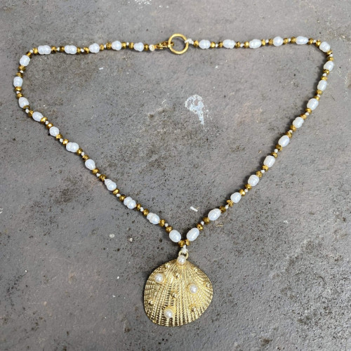 Κολιέ "Gold Ocean Whisper"