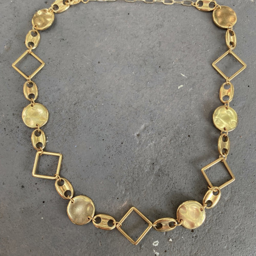 Κολιέ "Golden Geometry"