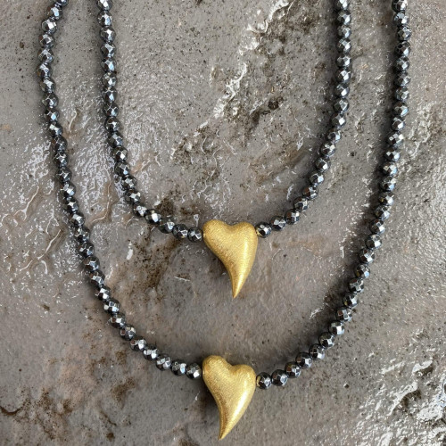 Κολιέ "Golden Heart"