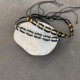 "Modern Silver Love"-τσόκερ με blueblack κρυσταλλάκια Ιδανικό για Casual, Rock και Βραδινά Looks