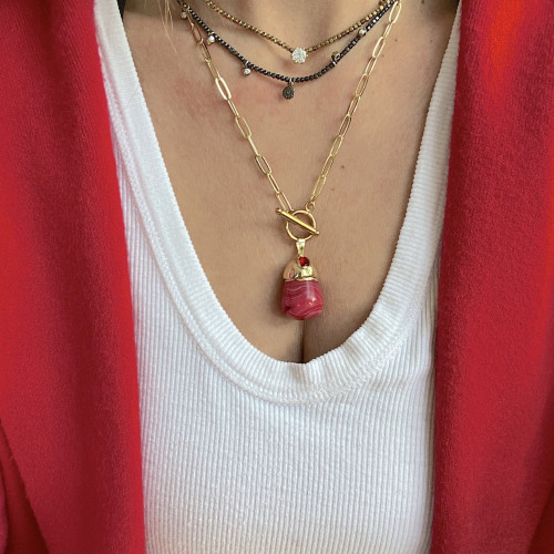 Κολιέ "Red Drop"