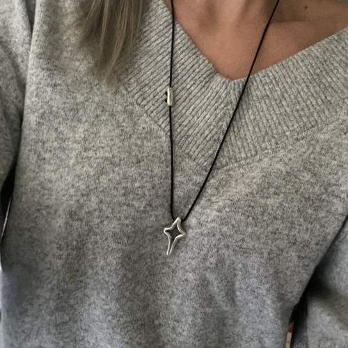 Κολιέ "Silver Cross"