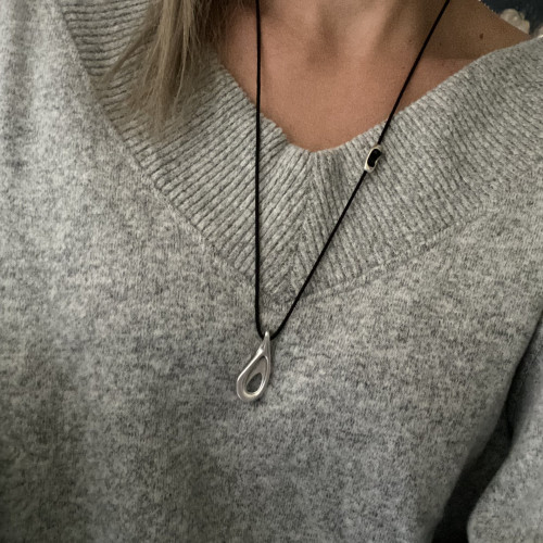 Κολιέ "Silver Drop"